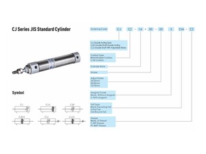 phen, phen automation, industrial, pneumatic, pneumatic cylinder, นิวเมติก, cylinder, cj jis cylinder